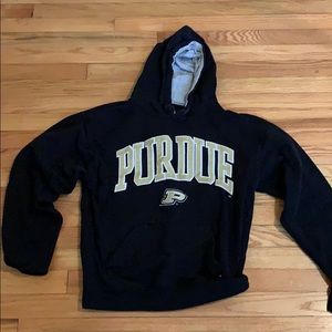 Black hoodie purdue sweatshirt